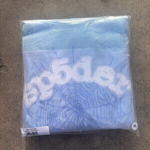 Sp5der Web Hoodie Sky Blue